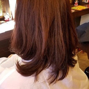 艶感アップなヘアカラー　　